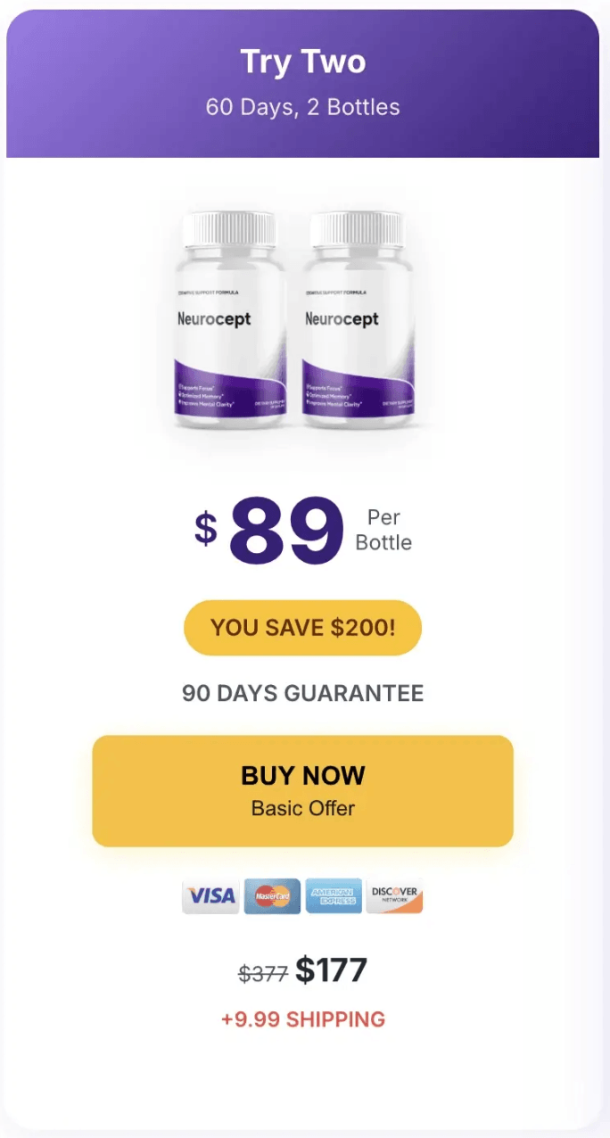 neurocept buy now 1 bottle